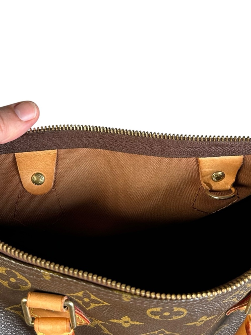 Louis Vuitton Speedy 30 Monogram  Brown Canvas Boston Top Handle Handbag 2018 - Picture 10 of 15